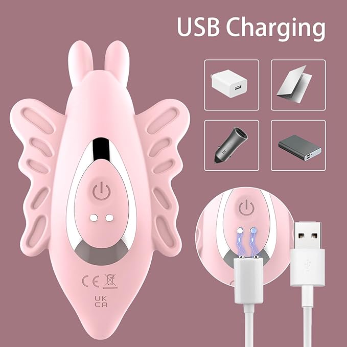 G Spot Wearable Butterfly Vibrator- Dildo Sex- Toys For Women With 9 Vibrating Wriggle Swing Modes Vibrating Panties Anal- Vibrator- With Remote Control Couple Adult- Toys