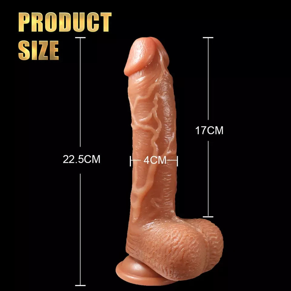 Remote Realistic Dildo Thrusting Heating Roating Toys For Women Men