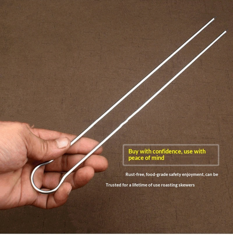 All-Stainless Steel BBQ Fork For Home Use BBQ Tool