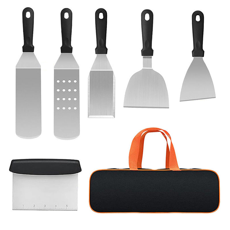Cooking Shovel BBQ Shovel Teppanyaki Tool BBQ Combination Grill