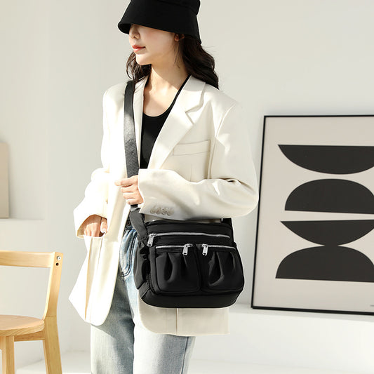 Large-capacity Multi-layer Shoulder Bag Nylon Crossbody Bag