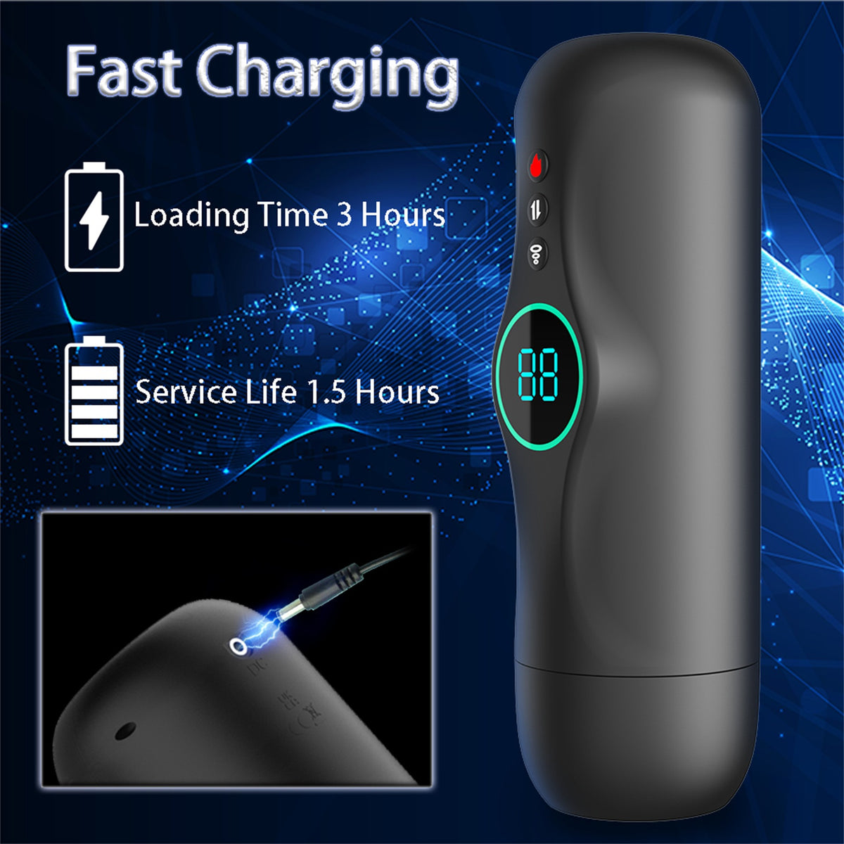 Automatic Heating Sucking Telescopic Male Products