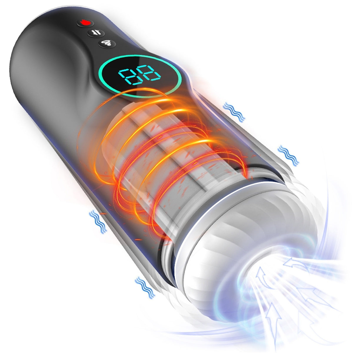 Automatic Heating Sucking Telescopic Male Products
