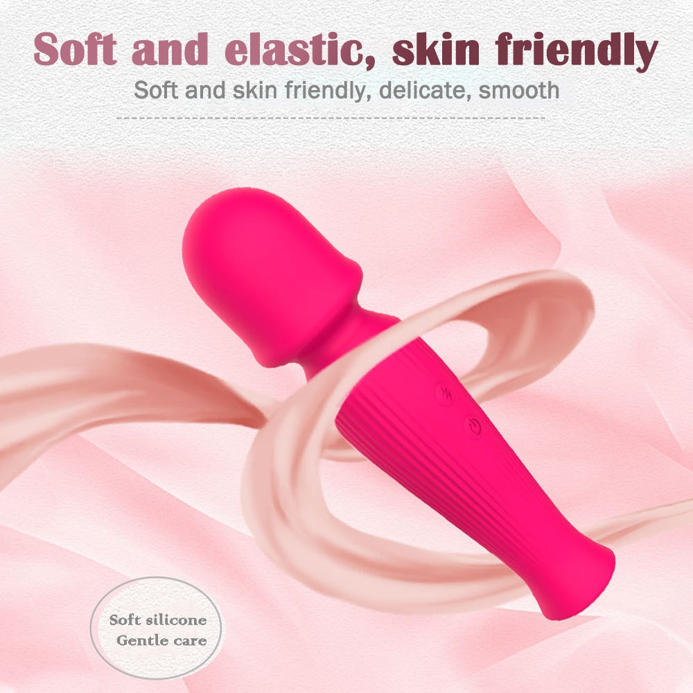 Vibrator For Clitoris And G-spot With 10 Vibration Modes, 360 Degree Bendable Stimulator, Mini Dildo For Women