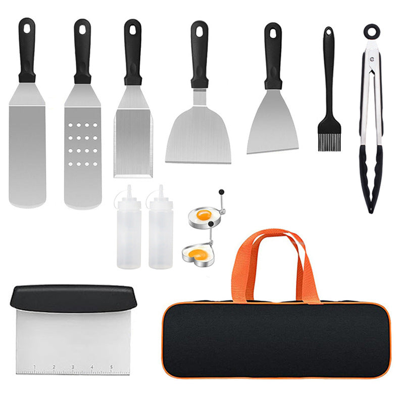 Cooking Shovel BBQ Shovel Teppanyaki Tool BBQ Combination Grill